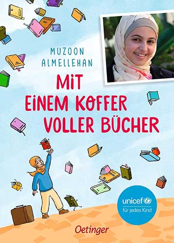 Cover des Kinderbuchs "Mit einem Koffer voller Bücher" von Muzoon Almellehan