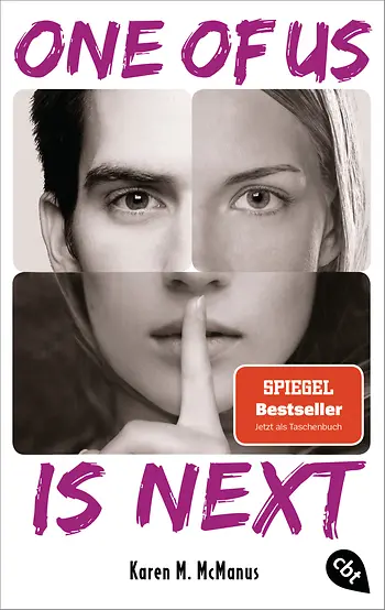 Cover des Jugendbuchs "One of us is next" von Karen McManus