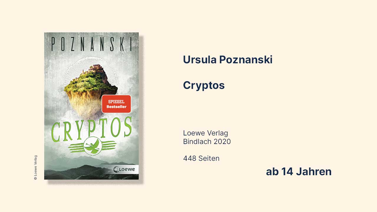 Cover der Dystopie "Cryptos" von Ursula Poznanski